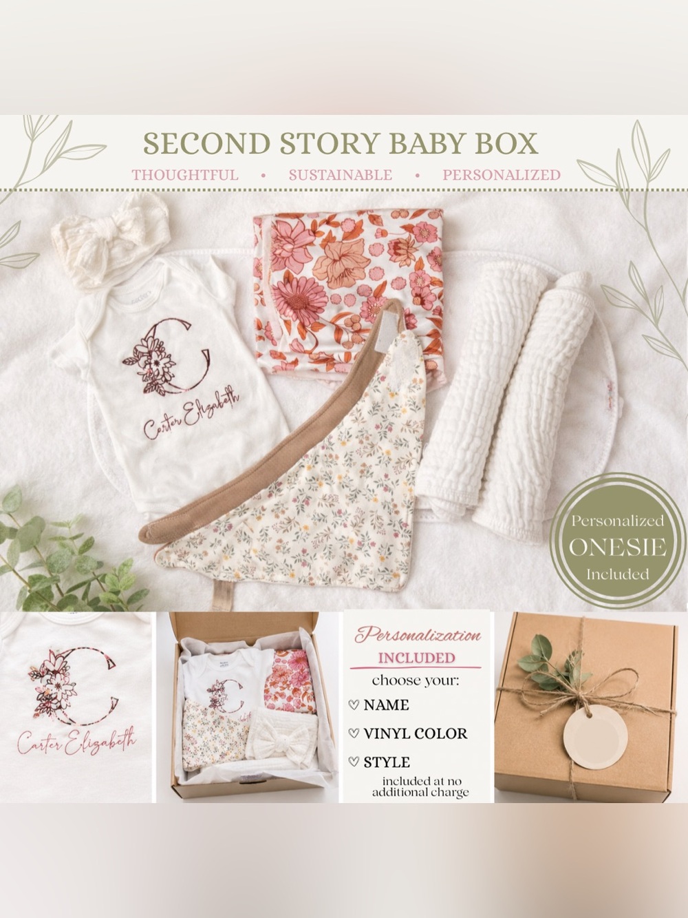 Second Story Baby Box | Baby Gift | Sustainable & Budget Friendly